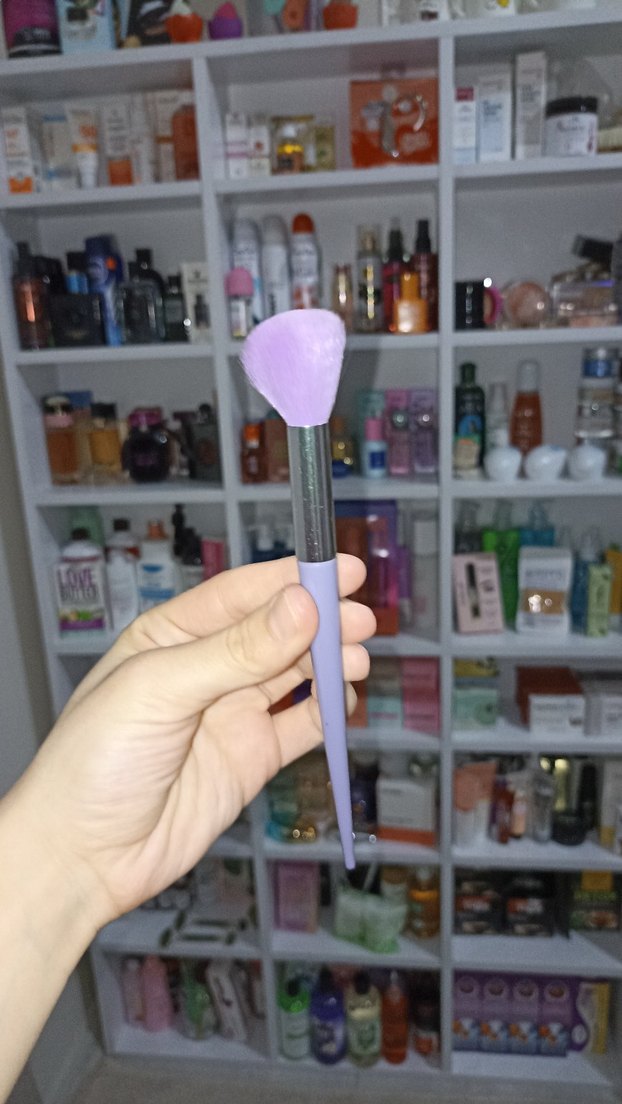 Pastel Mor Makyaj Fırçası - Görsel 3