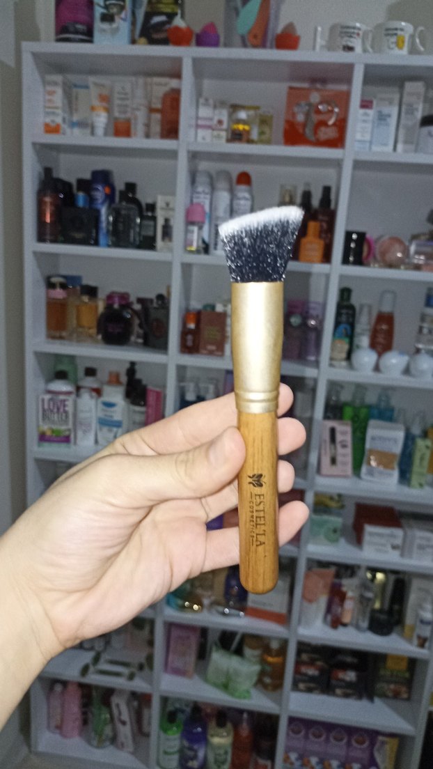 Bej Estella Makyaj Fırçası - Görsel 3
