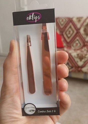 Eklips 2'li Cımbız Seti Bej