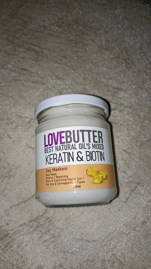 LOVE BUTTER Keratin & Biotin Saç Maskesi 130ml - Görsel 3