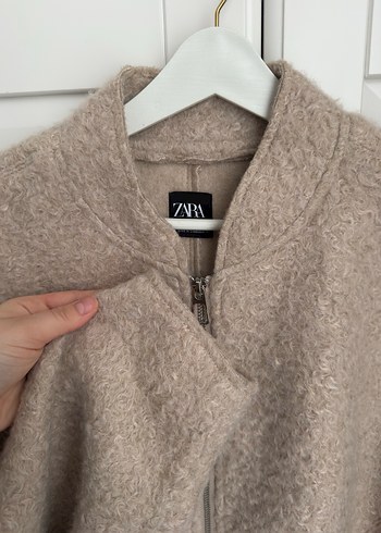 Bej Peluş Kadın Ceket - Görsel 2