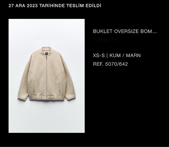 Zara Zara ceket
