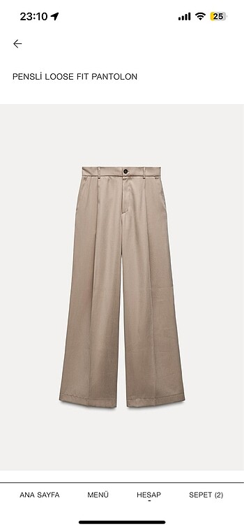Zara pantolon