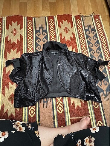 Kadın ışıltılı Bolera üst