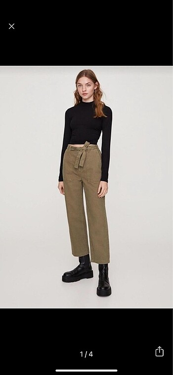 Pull bear haki kot pantolon