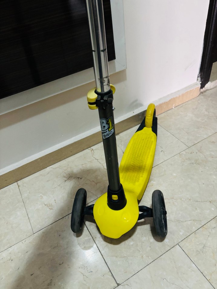 Katlanabilir Mavi Çocuk Scooter - Görsel 3