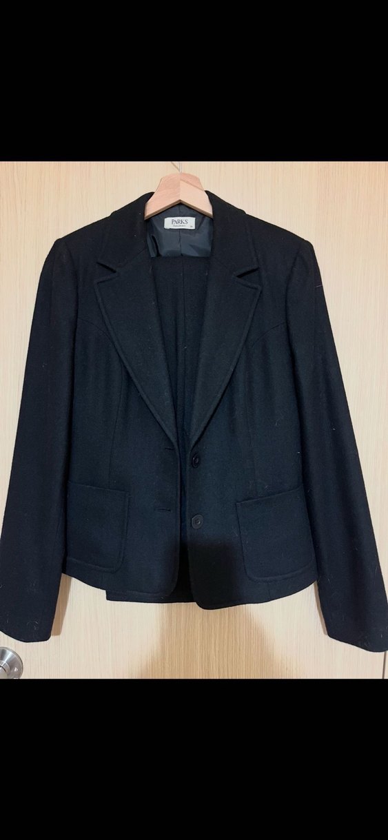 Siyah Kadın Yün Blazer Ceket - Görsel 2