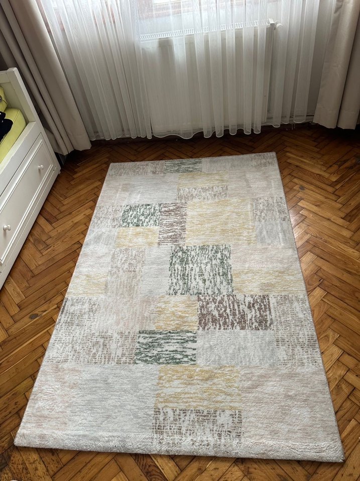 Bohem Çok Renkli Hafif Halı - Görsel 3