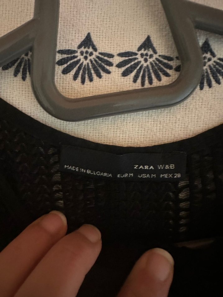 Siyah Örgü Uzun Kollu Kadın Kazak - Görsel 4