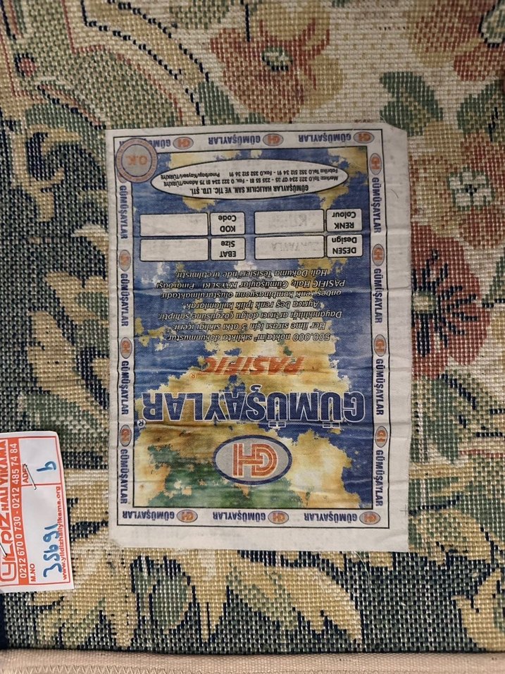 Halı çiçek desenli - Görsel 2