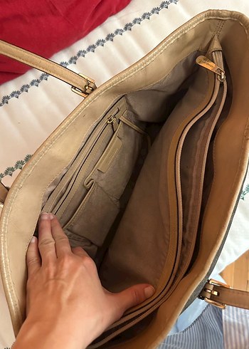 Michael Kors Kahverengi Deri Kadın Çanta - Görsel 7