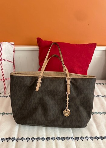 Michael Kors Kahverengi Deri Kadın Çanta - Görsel 3