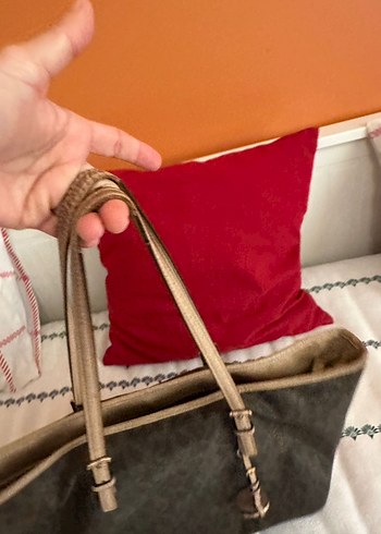 Michael Kors Kahverengi Deri Kadın Çanta - Görsel 8