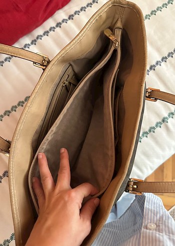 Michael Kors Kahverengi Deri Kadın Çanta - Görsel 6