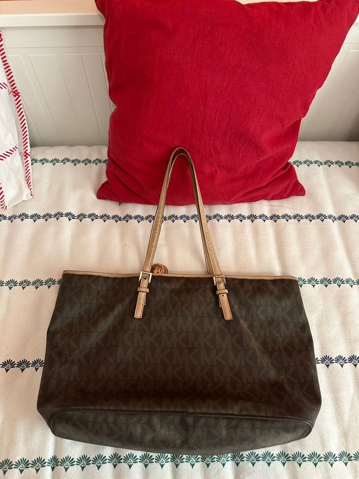 Michael Kors Kahverengi Deri Kadın Çanta - Görsel 2