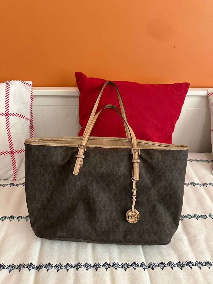 Michael Kors Kahverengi Deri Kadın Çanta - Görsel 3