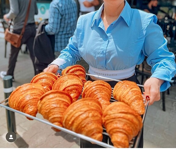 m Beden Sagaza crop gömlek