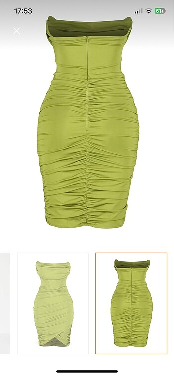 Yeşil abiye - Görsel 6