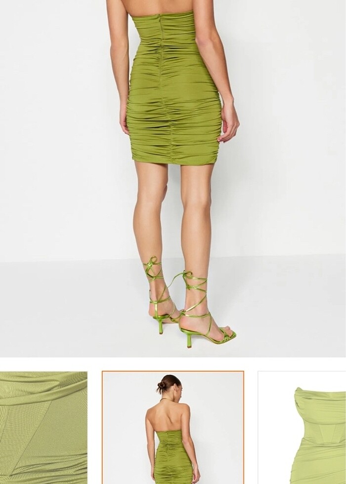 Yeşil abiye - Görsel 5