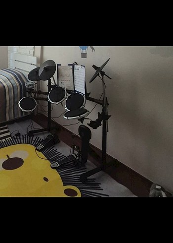 Elektronik Davul Seti Siyah Renk - Görsel 3