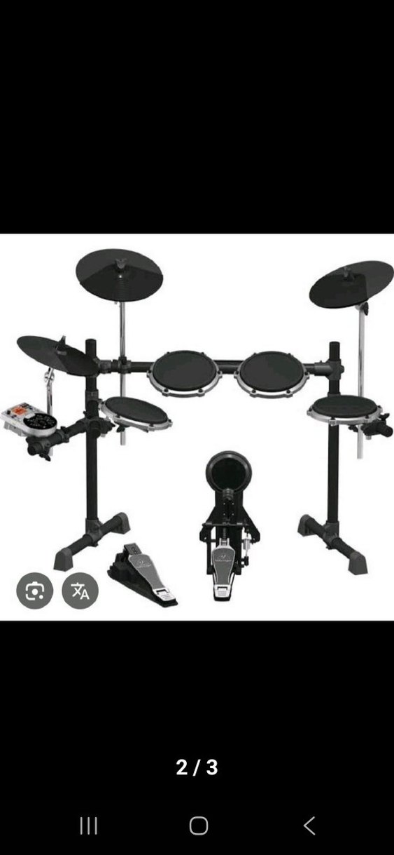 Elektronik Davul Seti Siyah Renk - Görsel 2