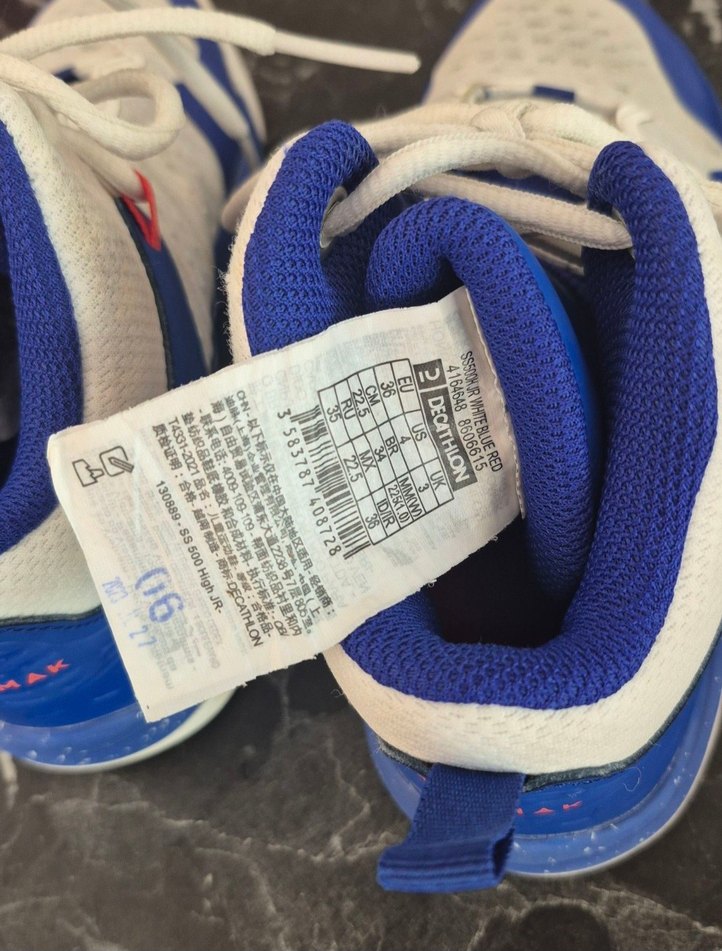 Tarmak Mavi Basketbol Ayakkabı Velcro Detaylı - Görsel 5