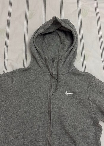 Nike Gri Melanj Kapusonlu Sweatshirt