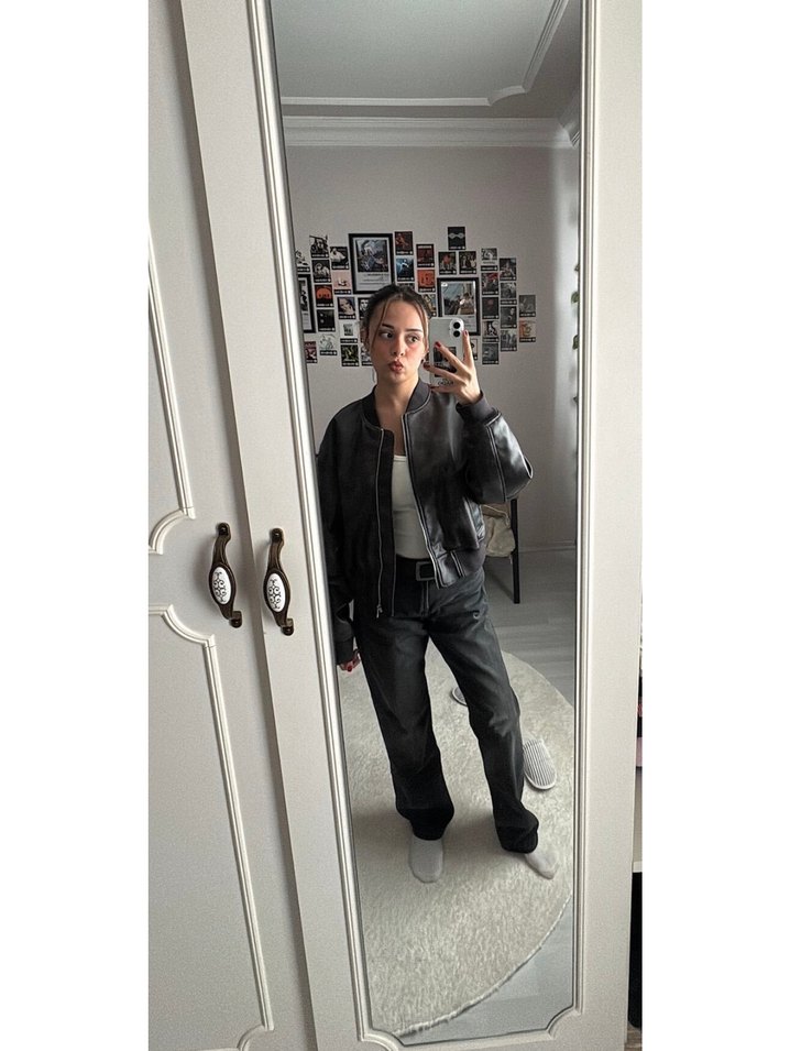 BERSHKA siyah jean — görsel 5/6