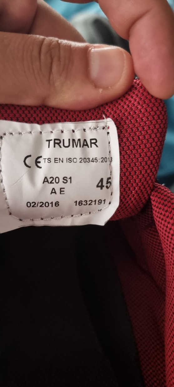 Kırmızı Siyah Biker Erkek Botu Velcro - Görsel 3