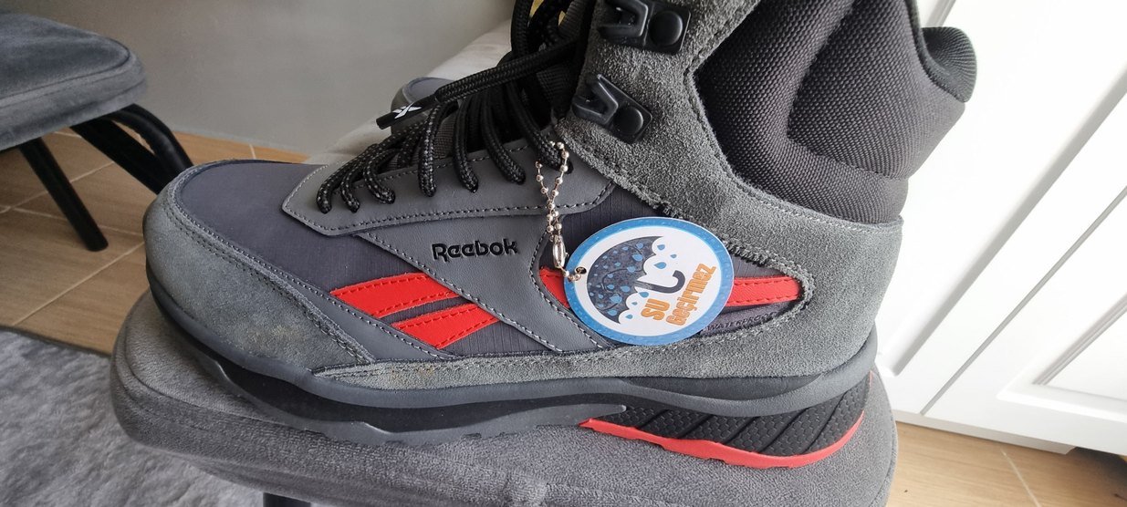 REEBOK Gri Spor Ayakkabı Bağcıkları - Görsel 3