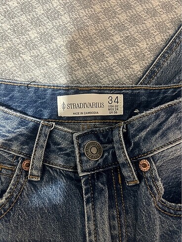 xs Beden mavi Renk stradivarius d98 jean