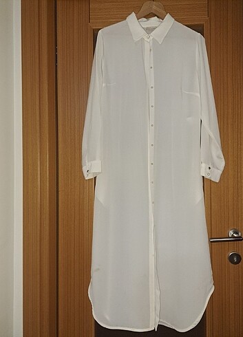 42 Beden JUPE Kırık Beyaz Gömlek- gömlek elbise
