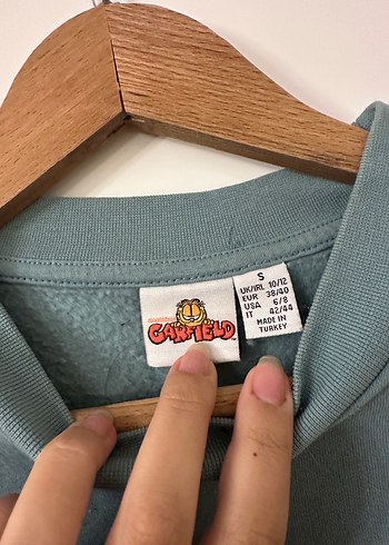 Diğer Garfield Baskılı Gri Kadın Sweatshirt