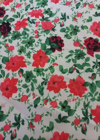 Yazlık  desenli parça kumaş - Görsel 2