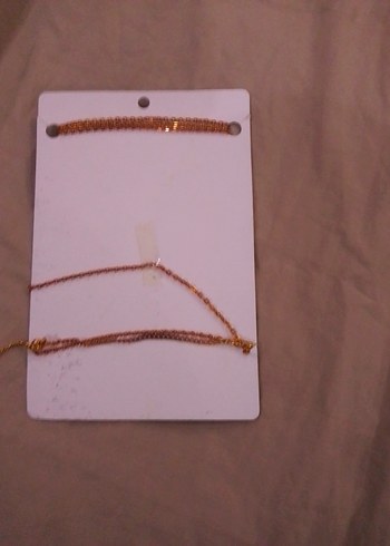 Altın Renk Zincir Detaylı Gotik Vücut Zinciri - Görsel 4