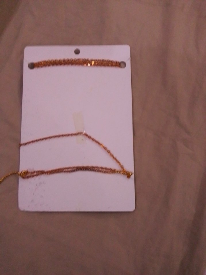 Altın Renk Zincir Detaylı Gotik Vücut Zinciri - Görsel 4