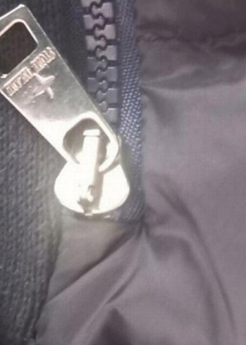 erkek cocuk Siyah Kısa Fermuarlı Kışlık mont - Görsel 3