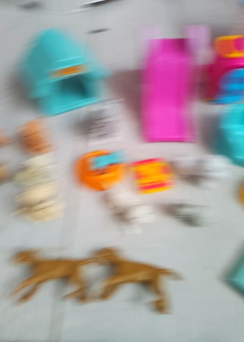 Pastel Renkli Küçük Oyuncak Hayvan Seti - Görsel 2