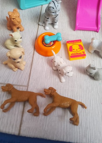 Pastel Renkli Küçük Oyuncak Hayvan Seti - Görsel 5