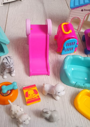 Pastel Renkli Küçük Oyuncak Hayvan Seti - Görsel 4