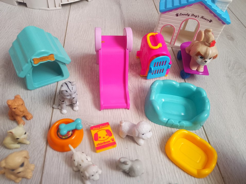 Pastel Renkli Küçük Oyuncak Hayvan Seti - Görsel 4