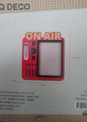 Kırmızı ON-AIR çerçeve - Görsel 2