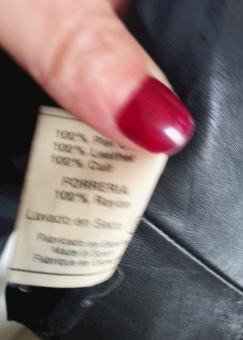 Siyah Deri Uzun Trençkot - Görsel 3