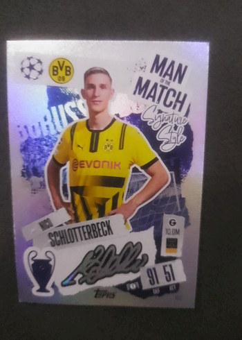 Schlotterbeck İmzalı Pop Kültür Rozeti
futbol kartı