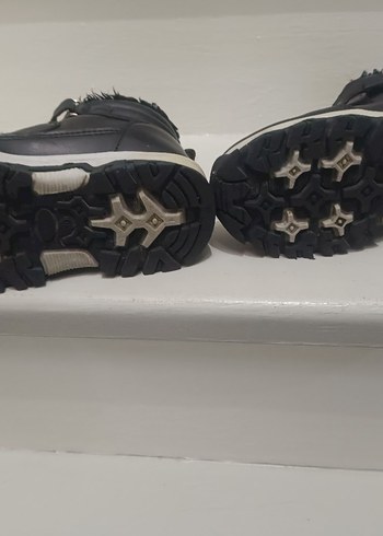 Çocuk Siyah Tokalı Biker Bot - Görsel 5