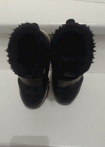 Çocuk Siyah Tokalı Biker Bot - Görsel 4