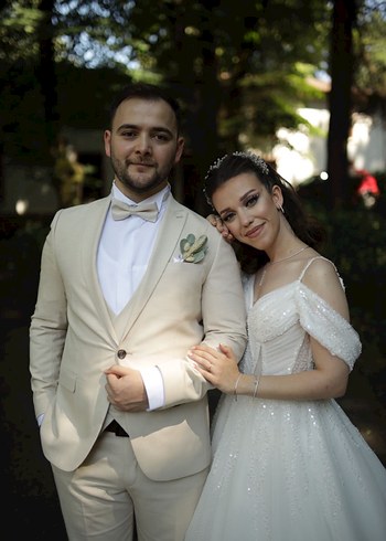 Beyaz A Kesim Gelinlik