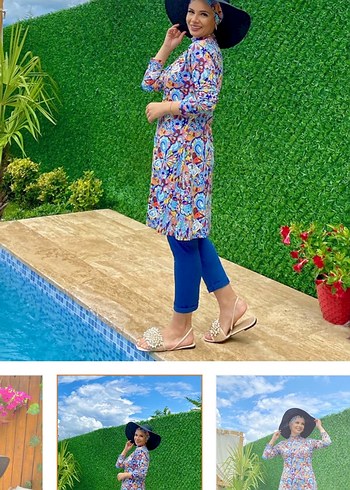 Renkli Tesettür Mayo (haşema) - Görsel 2