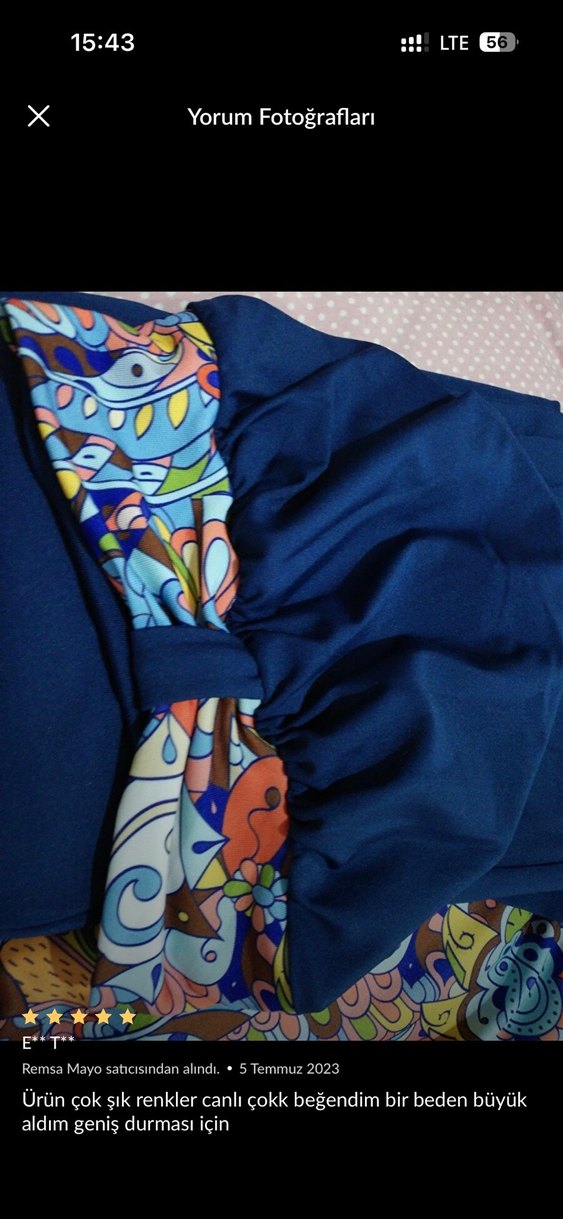 Renkli Tesettür Mayo (haşema) - Görsel 3