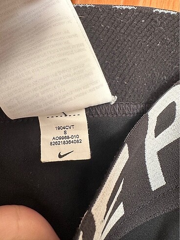 s Beden siyah Renk Nike tayt